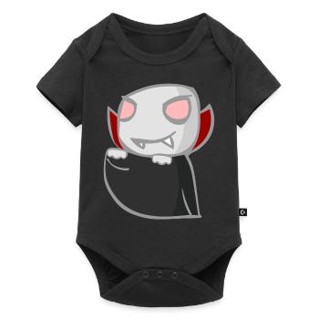 vampir - Baby Premium Kurzarmbody - Schwarz - Vorne