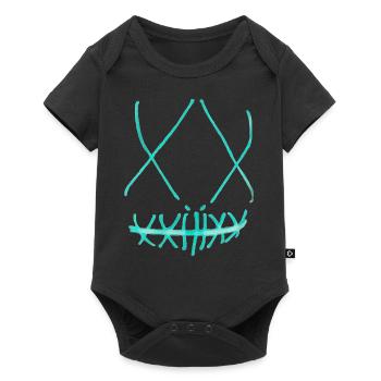 The Purge Mask T-Shirt Bright Halloween - Baby Premium short-sleeve bodysuit - black - Front