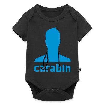 Carabin - Body à manches courtes Premium Bébé - noir - Devant