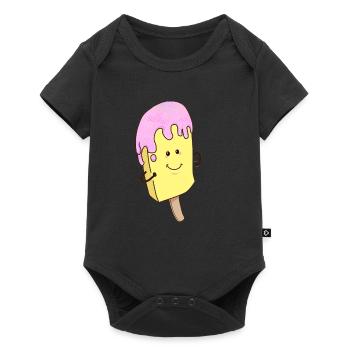 Crème glacée d’été Crème glacée Crème glacée Fantasy Comic Cartoon - Body à manches courtes Premium Bébé - noir - Devant