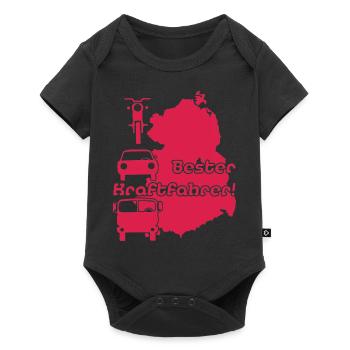 Bester Kraftfahrer Ostdeutschland - Baby Premium Kurzarmbody - Schwarz - Vorne