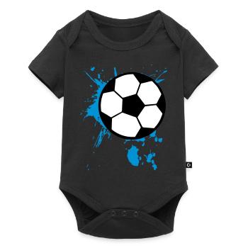 Football Football 3c - Body à manches courtes Premium Bébé - noir - Devant