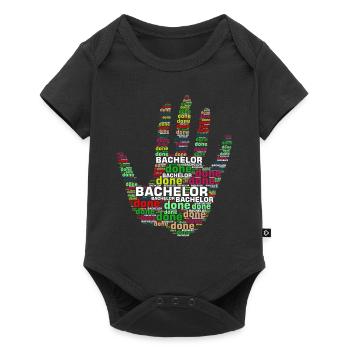 Bachelor done High Five - Body à manches courtes Premium Bébé - noir - Devant