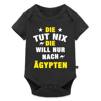 Will only go to Egypt YOU - Baby Premium short-sleeve bodysuit - black - Front