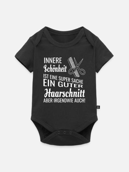 Frisur - Baby Premium Kurzarmbody - Schwarz