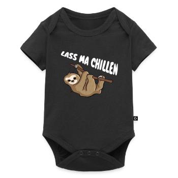 Chillen - Baby Premium Kurzarmbody - Schwarz - Vorne
