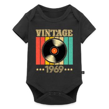 Millésime 1969 - Body à manches courtes Premium Bébé - noir - Devant