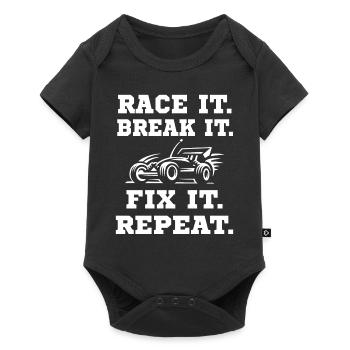 Drive Crash Repair Repeat RC Buggy - Baby Premium short-sleeve bodysuit - black - Front