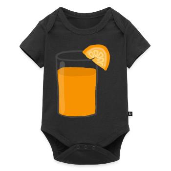 Orange juice - Baby Premium short-sleeve bodysuit - black - Front