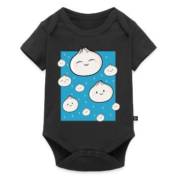 Dumplings Rain - Baby Premium short-sleeve bodysuit - black - Front