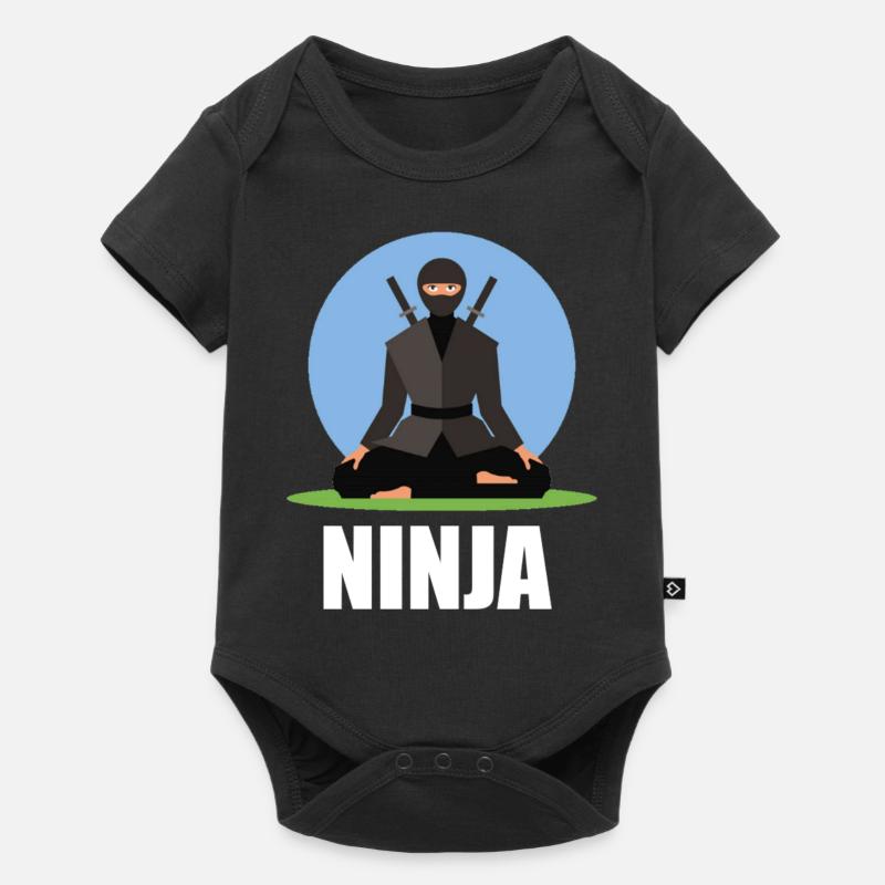 Ninja - Body à manches courtes Premium Bébé - noir