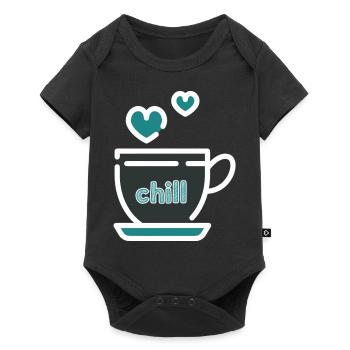 Chill - Baby Premium short-sleeve bodysuit - black - Front