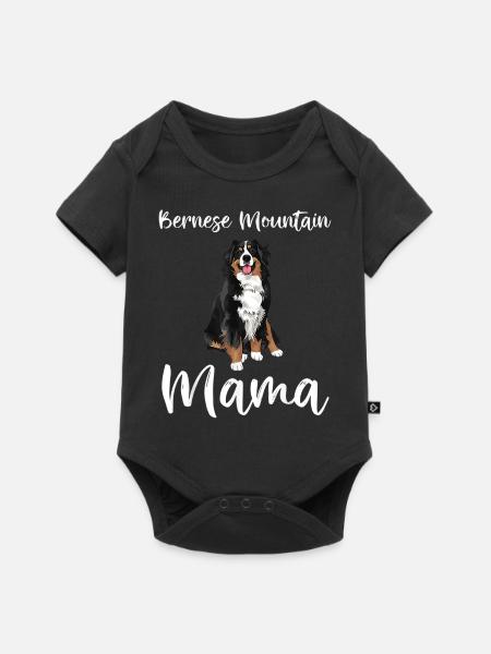 Berner Mama - Baby Premium Kurzarmbody - Schwarz