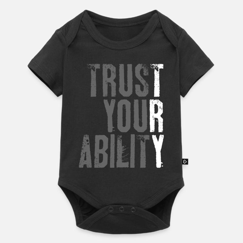 Versuchen - Baby Premium Kurzarmbody - Schwarz