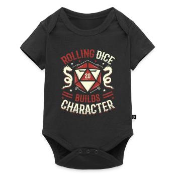 Personnage Stylo et papier Jeu de rôle sur table - Body à manches courtes Premium Bébé - noir - Devant