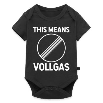 Limitation de vitesse - Body à manches courtes Premium Bébé - noir - Devant