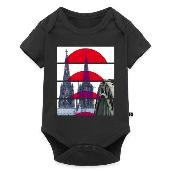 Cologne Cathedral Germany City Skyline Home Love - Baby Premium short-sleeve bodysuit - black - Front