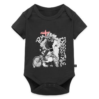 BMX Freestyle - Body à manches courtes Premium Bébé - noir - Devant