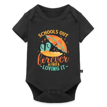 Schools Out Forever, enseignant à la retraite. - Body à manches courtes Premium Bébé - noir - Devant