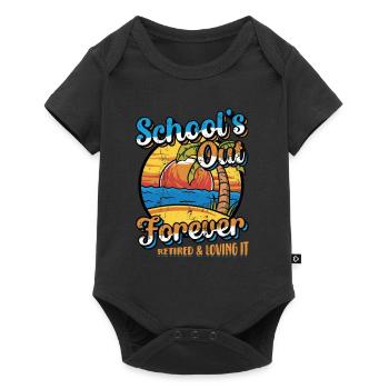 Schools Out Forever, enseignant à la retraite. - Body à manches courtes Premium Bébé - noir - Devant