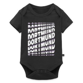 Dortmund Germany City Font Skyline Home - Baby Premium short-sleeve bodysuit - black - Front