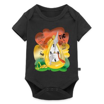 montre à gousset - Body à manches courtes Premium Bébé - noir - Devant