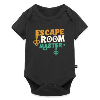 Escape Room Master Escape Room Anniversaire - Body à manches courtes Premium Bébé - noir - Devant