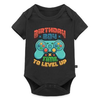 Birthday child, gamer. - Baby Premium short-sleeve bodysuit - black - Front
