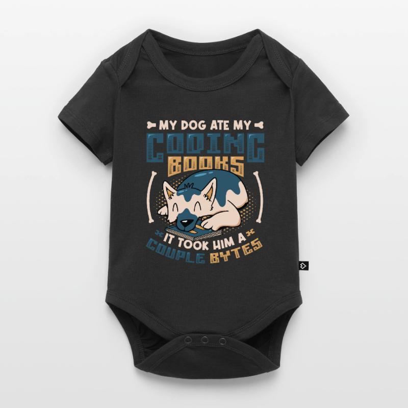 Hund Bytes Code Computer Scherz Programmierung Baby Premium Kurzarmbody