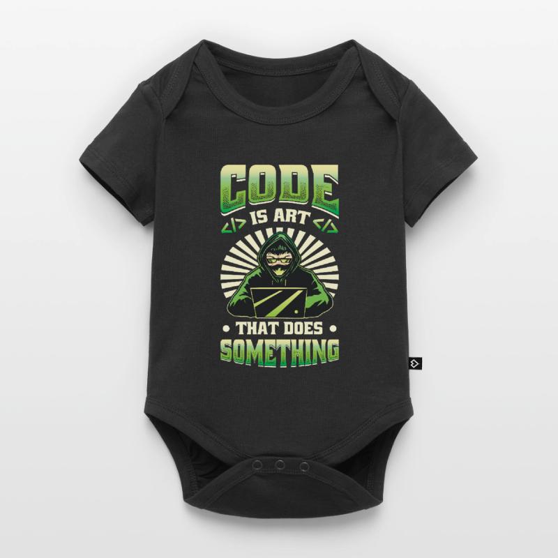 Code Ist Eine Kunst, Die Etwas Tut Programmierung Baby Premium Kurzarmbody