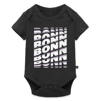 Bonn Allemagne Ville Font Skyline Accueil - Body à manches courtes Premium Bébé - noir - Devant