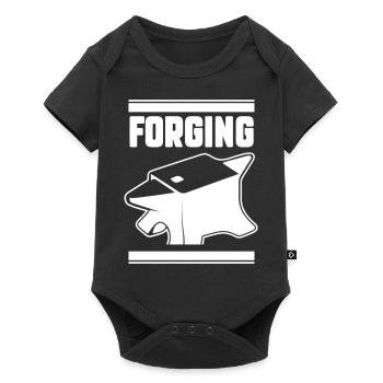 Blacksmith - Baby Premium short-sleeve bodysuit - black - Front