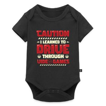 Be careful, I passed the driving test. - Baby Premium short-sleeve bodysuit - black - Front