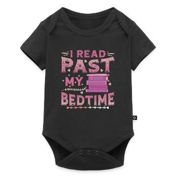 I Read Past My Bedtime, Reading Books. - Baby Premium short-sleeve bodysuit - black - Front
