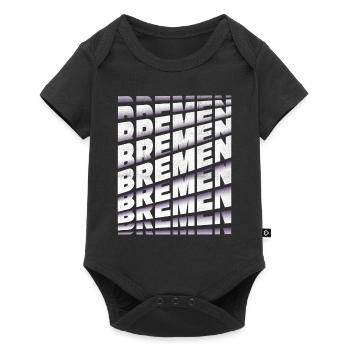 Brême Allemagne City Font Skyline Accueil - Body à manches courtes Premium Bébé - noir - Devant