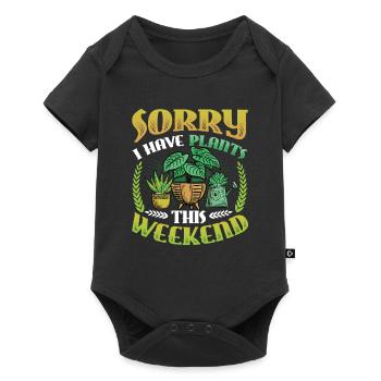 Sorry that this weekend - Baby Premium short-sleeve bodysuit - black - Front