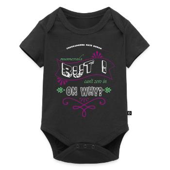 profession health informatics specialist tshirts - Baby Premium Kurzarmbody - Schwarz - Vorne