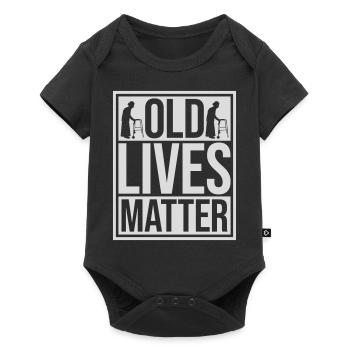 old lives matter quote - Baby Premium short-sleeve bodysuit - black - Front