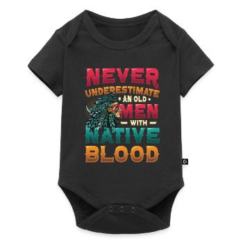Old men with native blood, Indians. - Baby Premium short-sleeve bodysuit - black - Front