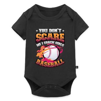 Du Machst Mir Keine Angst, Ich bin ein Trainer - Baby Premium Kurzarmbody - Schwarz - Vorne