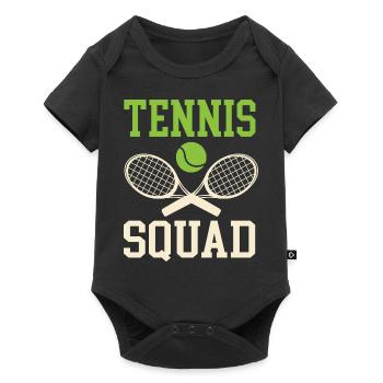 Tennis Squad Ironic Saying Racket Tennis Player - Baby Premium short-sleeve bodysuit - black - Front