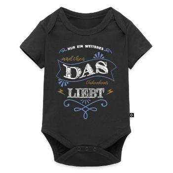 windhund geek chihuahua geschenkidee welpe lieben - Baby Premium Kurzarmbody - Schwarz - Vorne