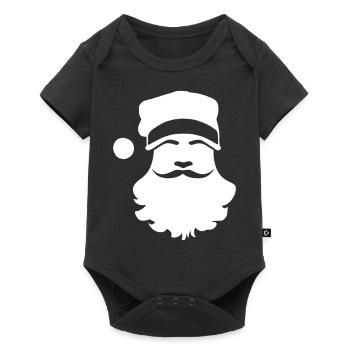 Christmas Hat Santa Claus Christmas Vector - Baby Premium short-sleeve bodysuit - black - Front