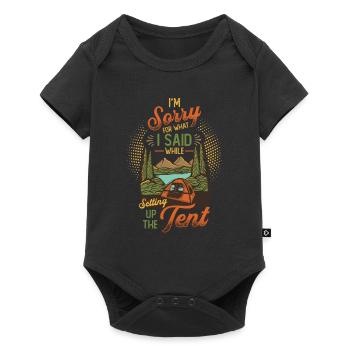 Je suis désolé pour ce que j’ai dit - Body à manches courtes Premium Bébé - noir - Devant