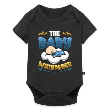 The Baby Whisperer Nounou Childminder Baby-sitter - Body à manches courtes Premium Bébé - noir - Devant