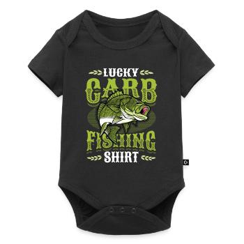 Lucky Carb Fishing - Baby Premium short-sleeve bodysuit - black - Front