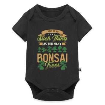 There are not too many bonsai trees. - Baby Premium short-sleeve bodysuit - black - Front