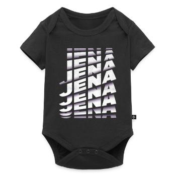 Jena Germany City Font Skyline Home - Baby Premium short-sleeve bodysuit - black - Front