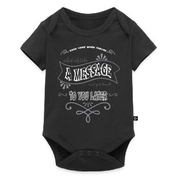 business cat tshirts kitty geek cool i love cats - Baby Premium Kurzarmbody - Schwarz - Vorne