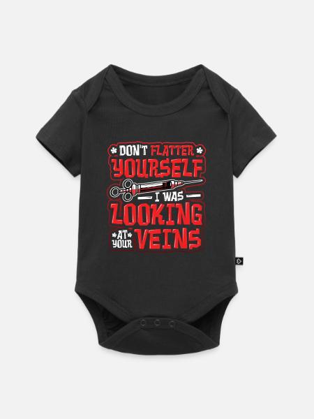 Schmeicheln Sie Nicht - Baby Premium Kurzarmbody - Schwarz